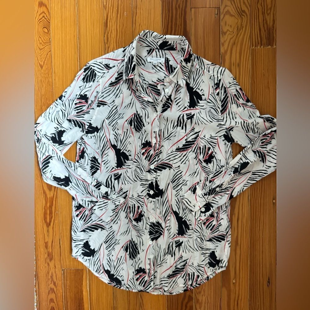 Equipment Femme Silk Button Down Shirt